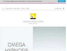 Tablet Screenshot of omegahypnosis.com